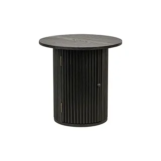 Möbel Kraft Beistelltisch ¦ schwarz ¦ Maße (cm): B: 50 H: 49