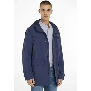 Parka TOMMY HILFIGER "GMD ROCKIE PARKA" Gr. XL, blau (desert sky) Herren Jacken Parkas mit vielen Taschen