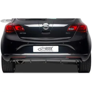 RDX Heckschürzenansatz 'Diffuser' passgenau | kompatibel mit Opel Astra J 5-türer 2009-2015 exkl. Sportstourer (PUR)