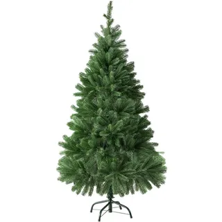 Tectake Weihnachtsbaum 140 cm und 470 Spitzen und Spritzguss-Nadeln grün