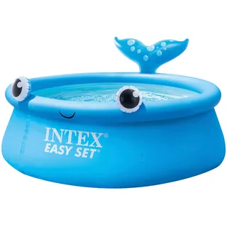 Intex 26102NP – Aufstellpool Easy Set Rund Wal, 880 L, PVC, Blau, 183x51 cm