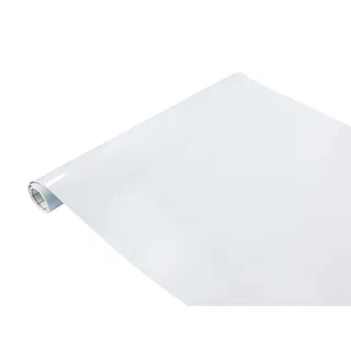 DecoMeister Whiteboard Folie selbstklebend 45x150 cm | Whiteboardfolie zuschneidbar und abwischbar | Weißwandtafel Folie für Kinderzimmer, Schule und Büro | Tafelfolie für kreative Notizen | Weiß