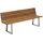 200 x 52 x 89 cm edelstahl/teak gebürstet
