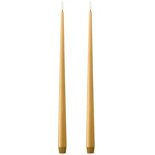Ester & Erik LED-Spitzkerze 2er Set 40 cm Almond Butter