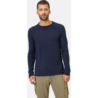 Pullunder BABISTA "Pullover RENZIMO", Herren, Gr. 56, blau (dunkelblau), Obermaterial: 53% Polyester PES. 38% Polyacryl PAN. 7% Wolle WO. 2% Elasthan EL., unifarben, casual, normal, Rundhals, Langarm, Pullover, aus Wollmischung