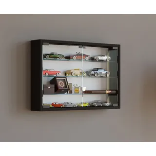 VCM Hängevitrine Mandosa M 40 x 60 x 10 cm Schwarz