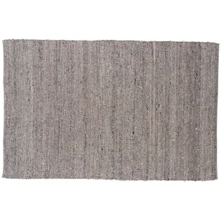 Flachwebeteppich, Grau, Beige, Textil, Uni, rechteckig, 200x300 cm, Oeko-Tex® Standard 100, pflegeleicht, Teppiche & Böden, Teppiche, Webteppiche