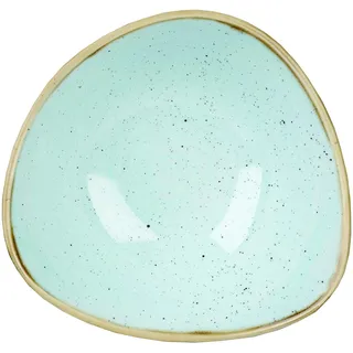Churchill Stonecast -Triangle Bowl Schüssel- 26cl, Farbe wählbar (Duck Egg Blue)