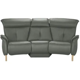 himolla Einzelsofa Leder  4708 , grau , Maße (cm): B: 216 H: 97 T: 119.0
