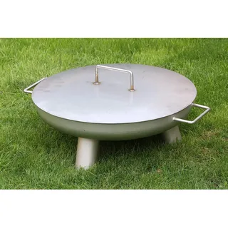WIDA Deckel für Feuerschale 620 mm 60 cm Edelstahl 1.4301 inkl. Griff
