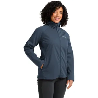 Jack Wolfskin Damen Hike With Me Hoody W, Midnight Sky, XS EU