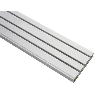 GARDINIA Gardinenschiene GE 3-läufig Ø 0 mm 250 cm Weiß