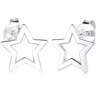 Elli Ohrstecker Stern silber 925 Sterling Silber onesize