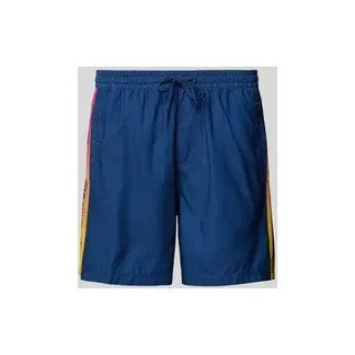 Badehose mit elastischem Bund, Blau, S
