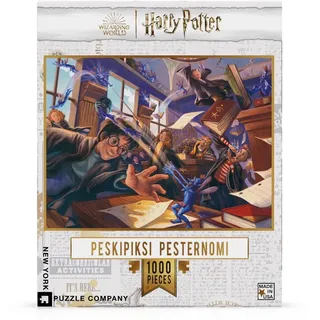 New York Puzzle Company - Harry Potter Peskipiksi Pesternomi - 1000 Teile Puzzle für Familienspielabende von Mary Grand-Pré