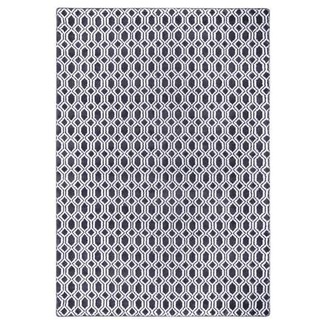 Karat Teppich auf Maß | Casablanca | Anthrazit / Schwarz | 138x350 cm