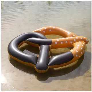 Ultrakidz Schwimmring Brezel 130 x 120 cm Braun