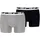 Men Multi Logo Boxer grau schwarz S