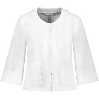GERRY WEBER Damen 130040-31285 Blazer, weiß/weiß, 36 - 36