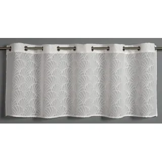 sehlbach gmbh Muscheln Ösen 45 x 135 cm Weiß