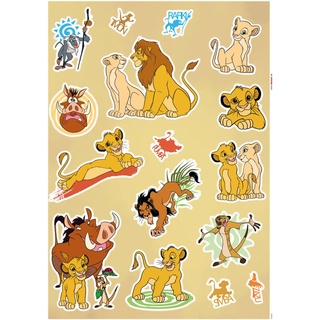 Komar Deko-Sticker Lion King Life 50 x 70 cm gerollt
