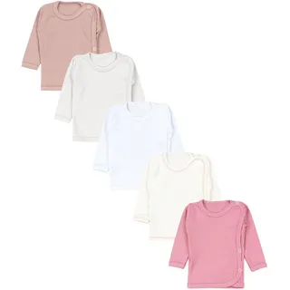 TupTam Unisex Baby Wickelshirt Langarm 5er Pack - 56