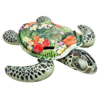 INTEX 57555NP - Schwimmtier - Meeresschildkröte (191x170cm) Luftmatratze Schwimminsel Schildkröte
