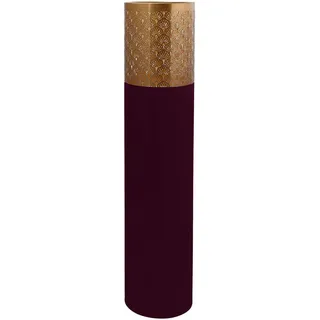 Kayoom Bodenvase, Gold, Beere, Metall, rund, 121 cm, Bsci, handgemacht, Dekoration, Vasen, Bodenvasen