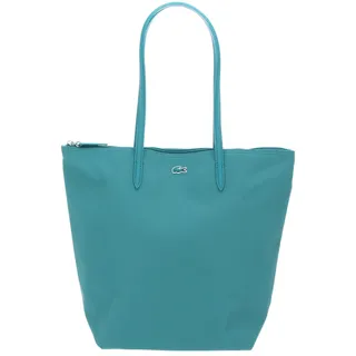 LACOSTE L.12.12 Concept Vertical Shopping Bag Green Blue Slate