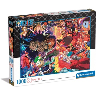 Clementoni One Piece Film Red Puzzle 1000 Teile-Legespiel für Manga & Anime Fans-für Erwachsene und Kinder, 39751, Mehrfarbig