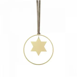BLOMUS Christbaumschmuck Weihnachtsschmuck Kitai Sterne gold, 4 St.