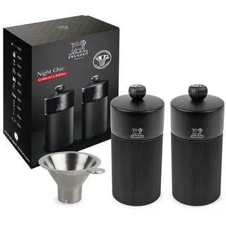 Peugeot Duo Pfeffer- & Salzmühle 12 cm Schwarz befüllt