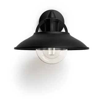 Philips Außenwandleuchte Aluminium 20,7 cm E27 1x42W schwarz