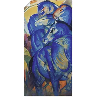 Artland "Turm der blauen Pferde. 1913" Haustiere 1 Stk. tlg. als Leinwandbild, Poster in verschied. Größen