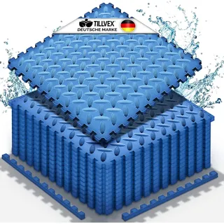 tillvex Bodenschutzmatte blau 24 Stück