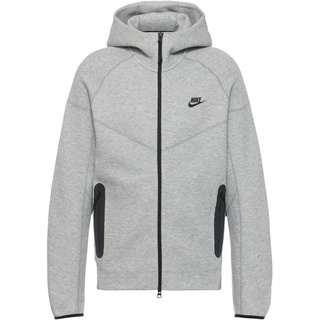 Nike Tech Fleece Trainingsjacke Herren in dark grey heather-black, Größe S
