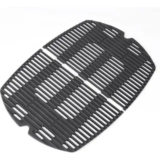 GFTIME 7646 45 x32cm Grillrost Gusseisen Grill Ersatzteile für Weber Q300, Q320, Q3000, Q3200, 586002, 57060001, 404341 Grill Modelle, Gussrost Ersatzteile Zubehör für Weber Q300, 2 Stück