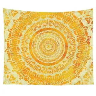Zweig Mandala Tuch Gelbes Mandala Tapisserie,Wandbehang,Wandtuch Wandbehang,Tapestry Aesthetic,Dekorativer Wandteppiche Für Schlafzimmer150X200Cm