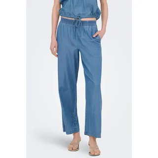 Only Onletty-Bea Elastic Wide 7/8 Jeans Blau M/32