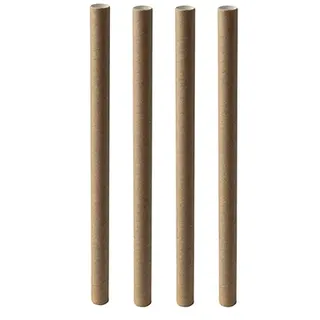 200 Bubble Tea Halme Papier `pure` Ø 12 mm · 20 cm braun