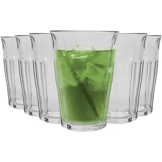 Duralex Picardie Highball Cocktailgläser - 360ml Glas Becher - Pack Von 12