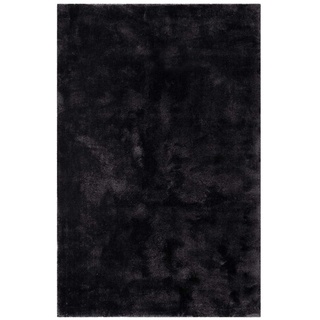 Esprit Hochflorteppich , schwarz , Synthetische Fasern , Maße (cm): B: 70 H: 2,5
