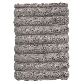 Zone Denmark Inu Handtuch, Gästehandtuch aus 100% Baumwolle, Hochwertiges Handtuch 50x100 cm fürs Badezimmer, Schnelltrocknend, Taupe (Braun)