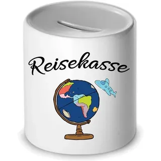 Herzbotschaft Spardose Sparbüchse Reisekasse Sparen in die Reise Kasse Urlaubskasse, Lustige Sparschwein Geschenkidee für Freunde, Familie, Urlaubskasse