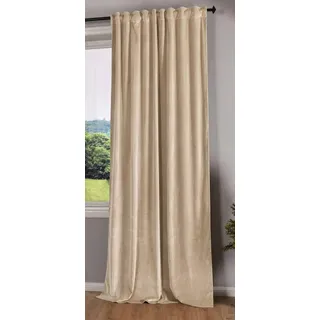 Gardinenbox Milano Schlaufen 280 x 135 cm Sand 1 Stück