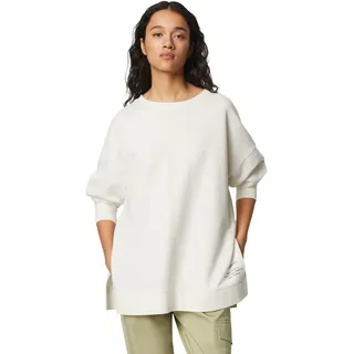 Sweatshirt MARC O'POLO "aus Organic Cotton" Gr. L, weiß Damen Sweatshirts
