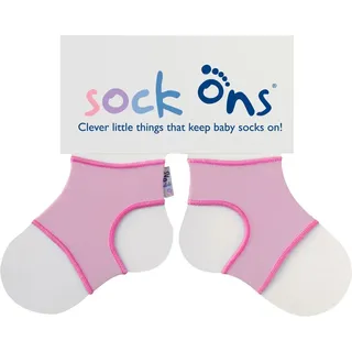 Sock Ons Babysöckchenhalter rosa 6-12 Monate