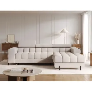 MF Design Fenro Recamiere Rechts in Beige -  (L) 181 x (B) 285 x (H) 93 cm | Gr.: onesize