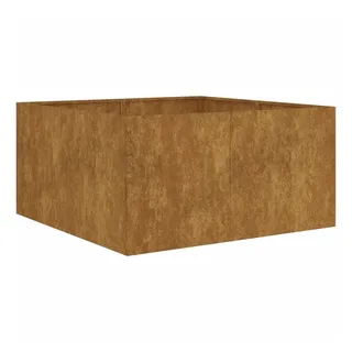 vidaXL Pflanzkübel 80 x 80 x 40 cm Cortenstahl