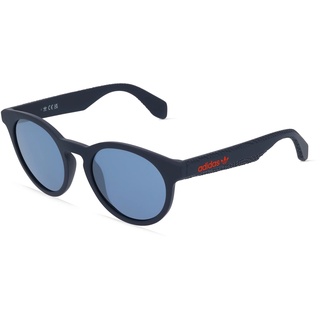 ADIDAS OR0056 Unisex-Sonnenbrille Vollrand Panto Kunststoff-Gestell, blau